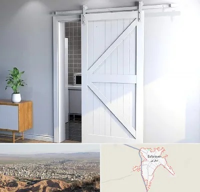 درب ریلی و کشویی در اسفراین