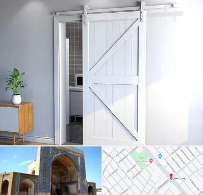 درب ریلی و کشویی در مصلی مشهد