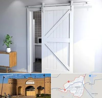 درب ریلی و کشویی در ایرانشهر