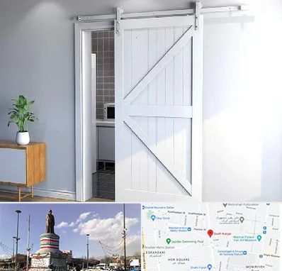 درب ریلی و کشویی در کارگر جنوبی