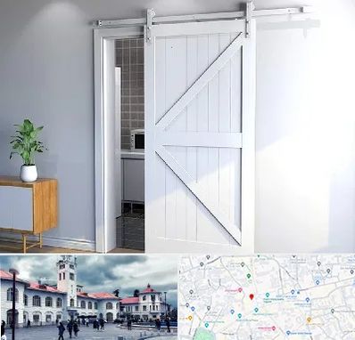 درب ریلی و کشویی در میدان شهرداری رشت