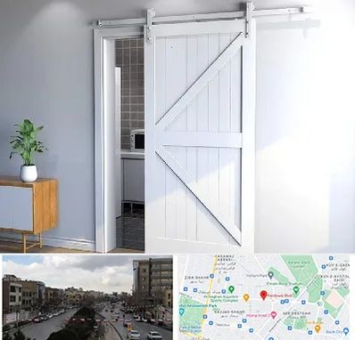 درب ریلی و کشویی در بلوار فردوسی مشهد