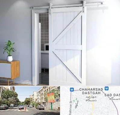 درب ریلی و کشویی در چهارصد دستگاه 