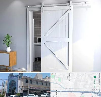 درب ریلی و کشویی در بلوار ابوذر