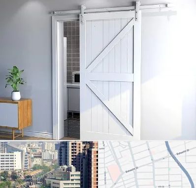درب ریلی و کشویی در خیابان بهشتی