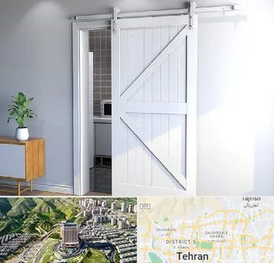 درب ریلی و کشویی در شمال تهران 