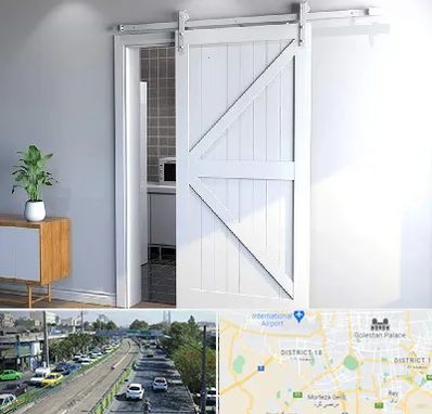 درب ریلی و کشویی در جنوب تهران 