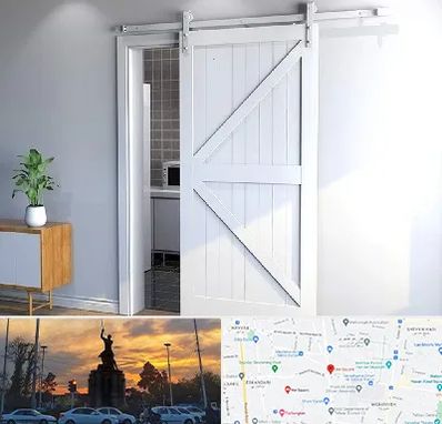 درب ریلی و کشویی در میدان حر