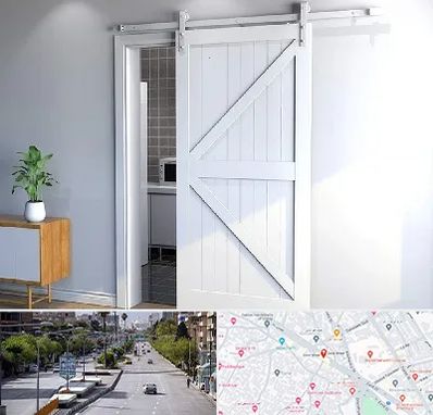 درب ریلی و کشویی در خیابان زند شیراز