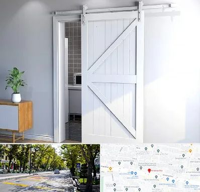 درب ریلی و کشویی در میرداماد