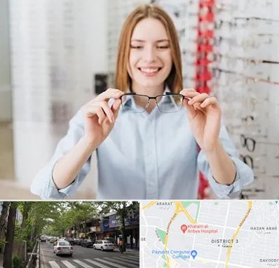 فروشگاه عینک در ظفر 