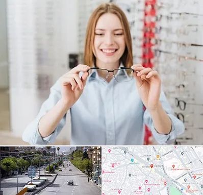 فروشگاه عینک در خیابان زند شیراز