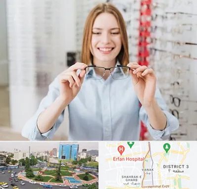 فروشگاه عینک در ونک 