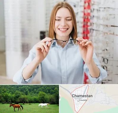 فروشگاه عینک در چمستان