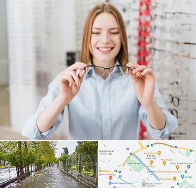 فروشگاه عینک در خیابان ارم شیراز