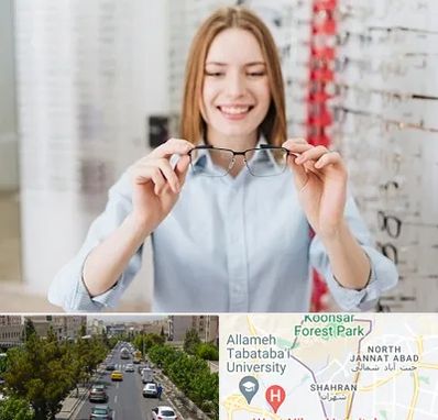 فروشگاه عینک در شهران 