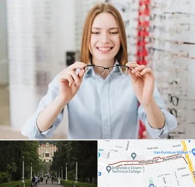 فروشگاه عینک در بلوار معلم رشت 