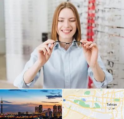 فروشگاه عینک در غرب تهران 
