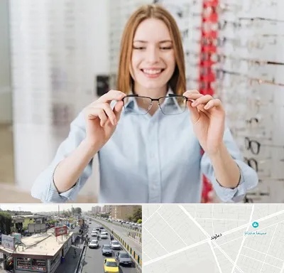 فروشگاه عینک در خیابان دماوند