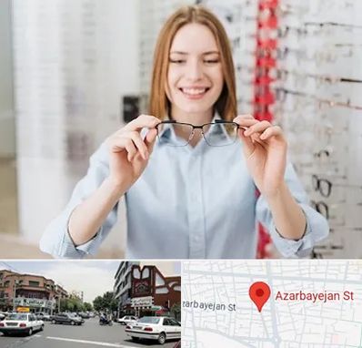 فروشگاه عینک در خیابان آذربایجان