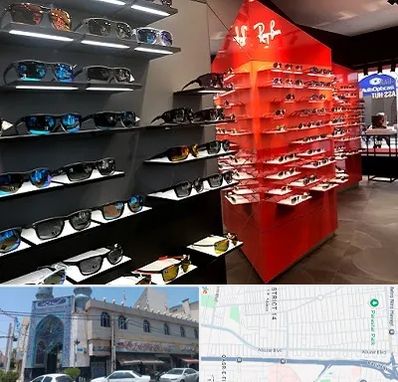 فروشگاه عینک آفتابی در بلوار ابوذر