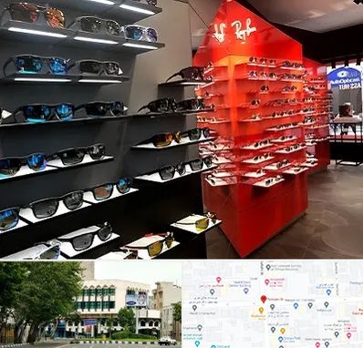 فروشگاه عینک آفتابی در طالقانی