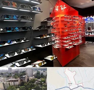فروشگاه عینک آفتابی در اوین