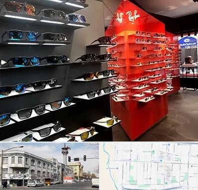 فروشگاه عینک آفتابی در 17شهریور