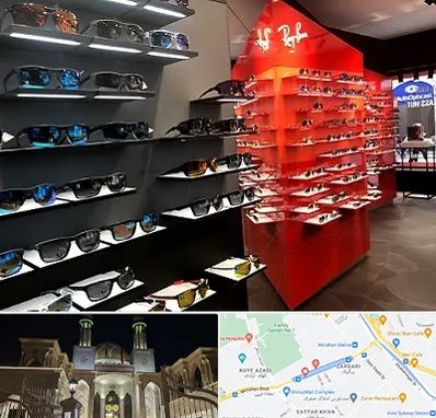 فروشگاه عینک آفتابی در زرگری شیراز
