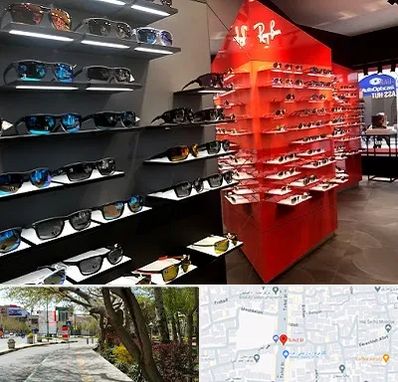 فروشگاه عینک آفتابی در خیابان توحید اصفهان