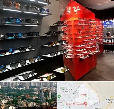 فروشگاه عینک آفتابی در عظیمیه کرج 