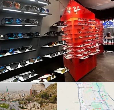فروشگاه عینک آفتابی در فرهنگ شهر شیراز