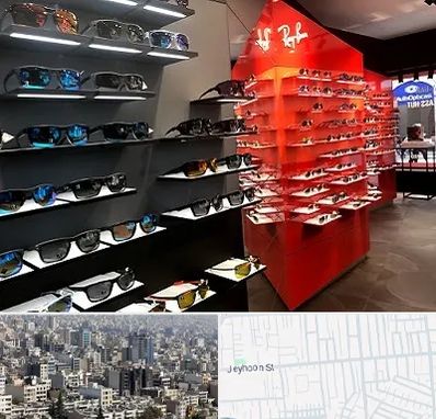 فروشگاه عینک آفتابی در جیحون
