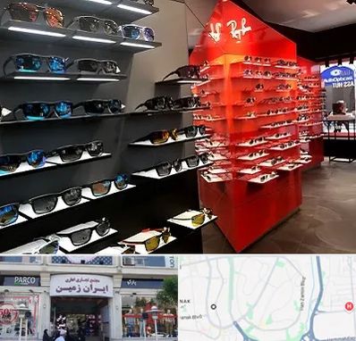 فروشگاه عینک آفتابی در ایران زمین
