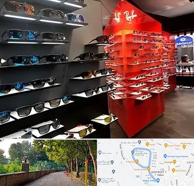 فروشگاه عینک آفتابی در بلوار گیلان رشت