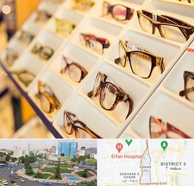 فروشگاه عینک طبی در ونک 