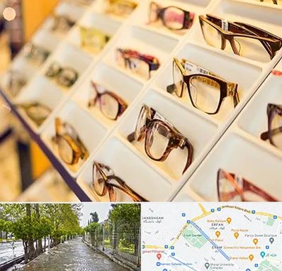 فروشگاه عینک طبی در خیابان ارم شیراز