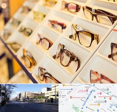 فروشگاه عینک طبی در خیابان ملاصدرا شیراز