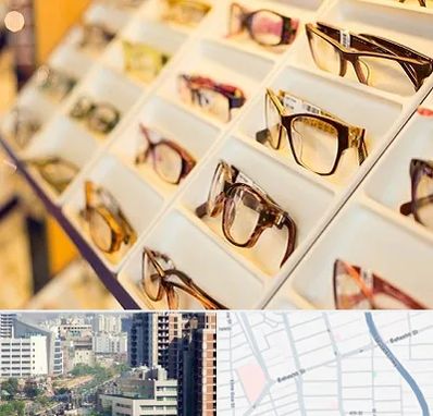فروشگاه عینک طبی در خیابان بهشتی