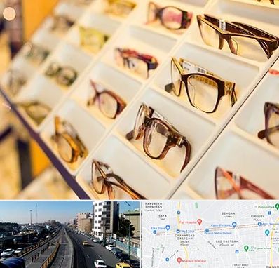 فروشگاه عینک طبی در پیروزی 