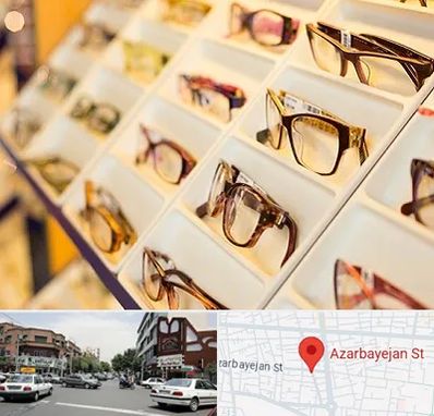 فروشگاه عینک طبی در خیابان آذربایجان