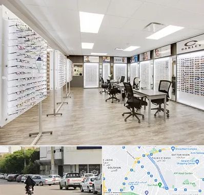 فروشگاه شیشه عینک در قدوسی شرقی شیراز