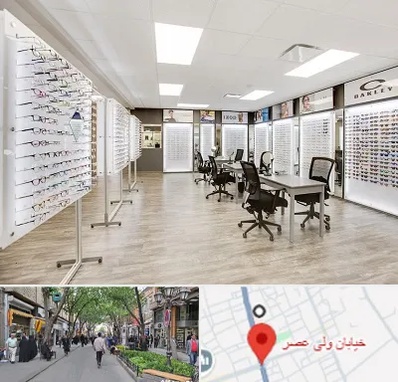 فروشگاه شیشه عینک در ولیعصر شهریار
