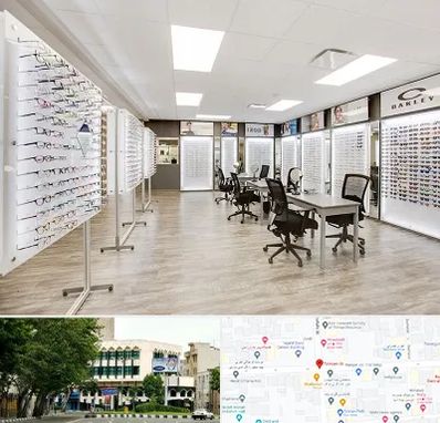 فروشگاه شیشه عینک در طالقانی