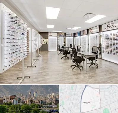 فروشگاه شیشه عینک در جمشیدیه