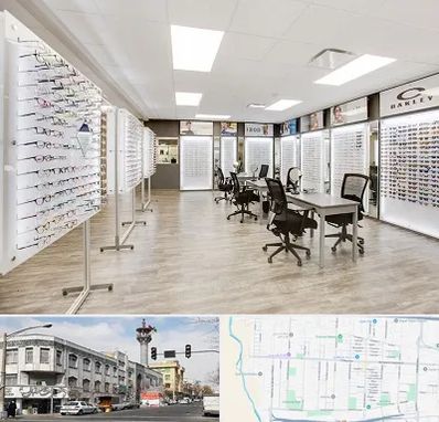 فروشگاه شیشه عینک در 17شهریور