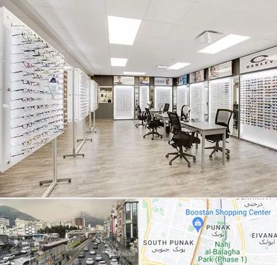 فروشگاه شیشه عینک در پونک 