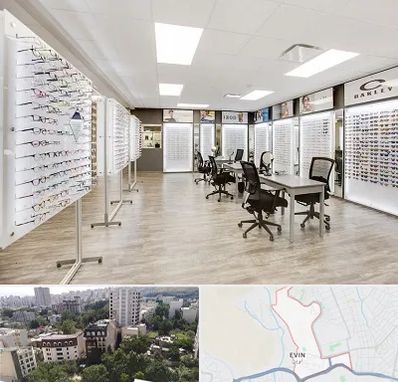 فروشگاه شیشه عینک در اوین