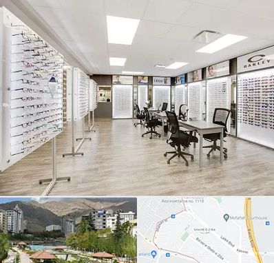 فروشگاه شیشه عینک در شهر زیبا