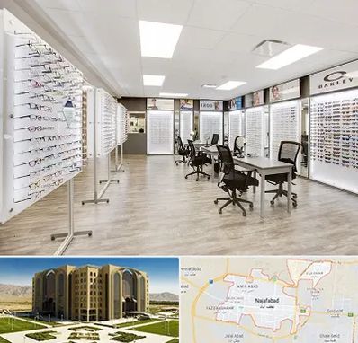 فروشگاه شیشه عینک در نجف آباد